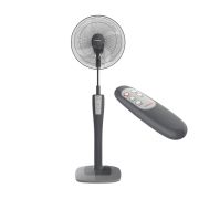 TORNADO Stand Fan 16 Inch 4 Blades Remote Grey TSF-75G