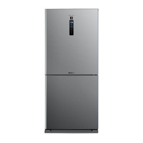 ثلاجة شارب انفرتر ديجيتال فريزر سفلي 448 لتر استانلس غامق SJ-PV60K-DST