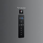 ثلاجة شارب انفرتر ديجيتال فريزر سفلي 558 لتر استانلس غامق SJ-PV73K-DST
