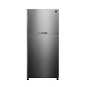 SHARP Fridge Inverter Digital No Frost 480 Liter Dark Stainless SJ-PV63G-DST