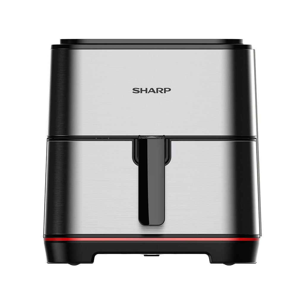 قلاية هوائية بدون زيت شارب 1650 وات 7 لتر شاشة لمس إلكترونية زجاجية استانلس KF-AF70RT-ES2