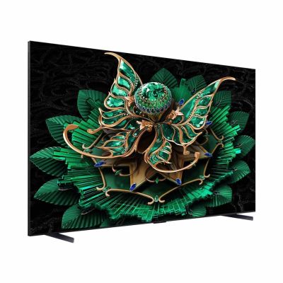 شاشة تي سي إل 4K سمارت بدون فريم QD-Mini LED 65 بوصة ريسيفر داخلي 65C6K