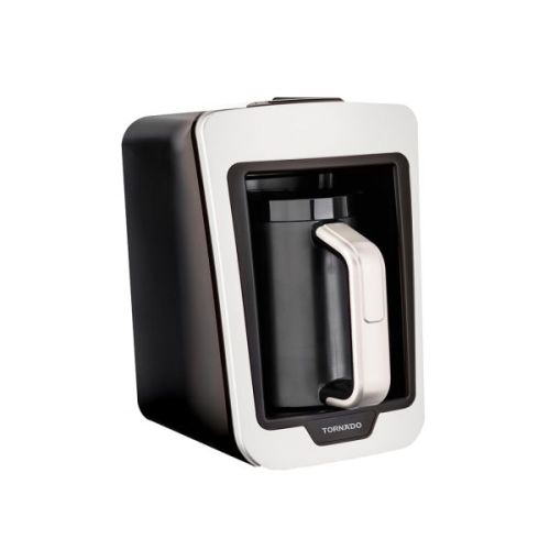 محضرة قهوة تركي تورنيدو أوتوماتيك 330مل أبيض × أسود TCME-100 W