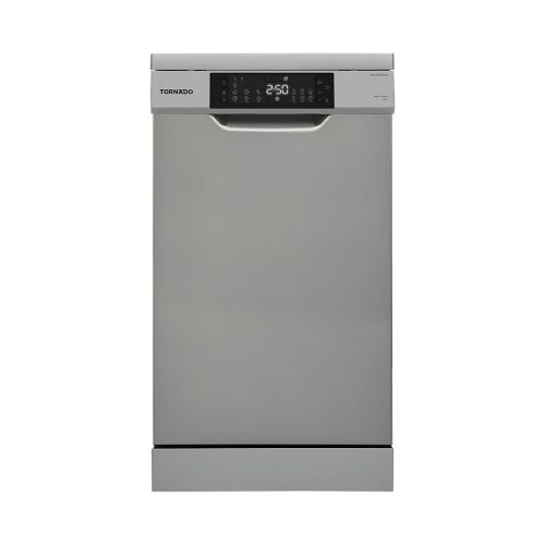 TORNADO Dishwasher 10 Person 45 cm Digital 7 programs Dark Silver TDV-FN107DDS