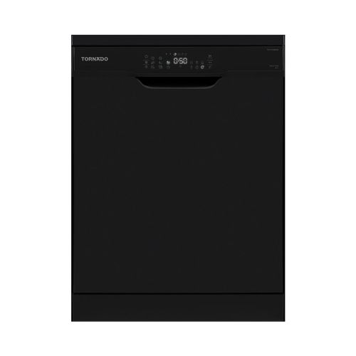 TORNADO Dishwasher 12 Person 60 cm Digital 8 Programs Black TDV-FN128CBK