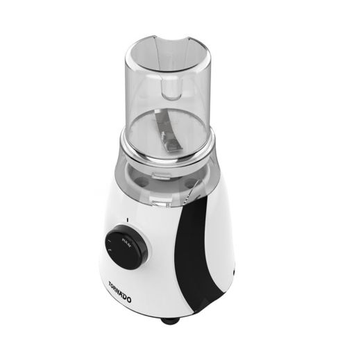TORNADO Electric Blender 600 Watt 1.5 Liter 2 Mills Black TB-600/2-BLACK