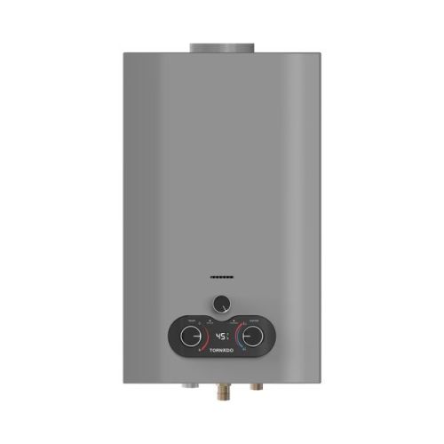 TORNADO Gas Water Heater 10 L Natural Gas Silver GH-MP10SN-S