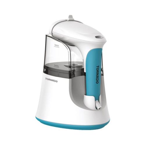 TORNADO Portable Steam Iron 1000-1200 Watt White x Blue TST-HS1200