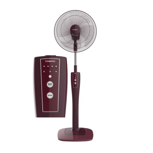 TORNADO Stand Fan 16 Inch 4 Blades Vino TSF-74RED