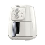 قلاية هوائية بدون زيت تورنيدو 1550 وات 4 لتر تحكم يدوي كريمي × سيلفر THF-1554M-XL-CS