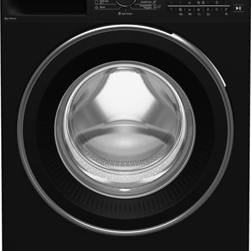 Beko – Washing Machine – 9kg – Digital – Inverter, Steam, Bluetooth – 1400 RPM – Black – B3WFU50940BCI
