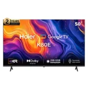 Haier 50 Inch Smart TV , 4K UHD LED Built-In Receiver – H50K80EU