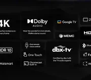 Haier 50 Inch Smart TV , 4K UHD LED Built-In Receiver – H50K80EU