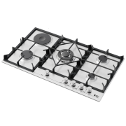 Purity Built In Gas Hob 4 Gas Burner + 1 Electric Burner Heavy Duty Grids HPT909ES