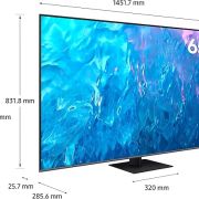 Samsung Smart TV, QLED, Q70C, 65 Inch Titan Gray, 2023, Quantum Processor 4K, Motion Enhancemnet, HDR10+, 65Q70C
