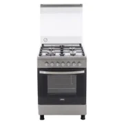 Zanussi Cool Cast Cooker 60*60 cm 4 Gas Burners with Fan Full Safety ZCG61296XA