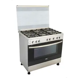 Zanussi Cool Cast Gas Cooker 60*90 cm 5 Burners Freestanding with Fan Full Safety ZCG91236XA