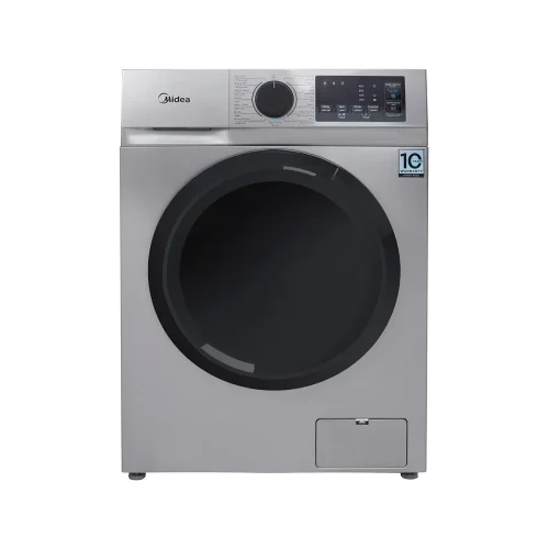 Midea  N09 Series, 8 KG Front Load 1400 RPM – Inverter Quattro – Steam MFN09W80B/S