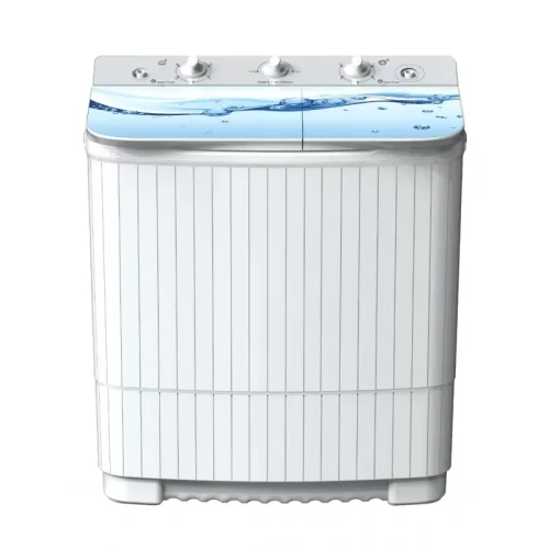 Fresh Diamond Top Load Half Automatic Washing Machine With Dryer 8 KG White FWT800ND