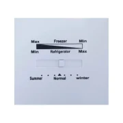 FRESH Refrigerator No Frost 369 liters Mechanical Black Dark Grey FNT-BS400KB
