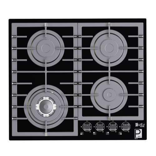 Purity Built-in Gas Hob 4 Eyes 60 Cm Heavy Duty Grids HPT603G