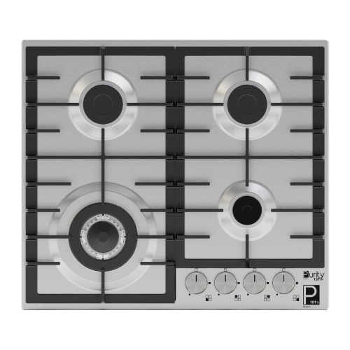 Purity Built-in Gas Hob 4 Eyes 60 Cm Heavy Duty Grids HPT603S