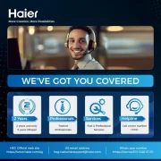 Haier 65 Inch Smart UHD 4K LED Frameless TV With Receiver Built-in H65K80EU