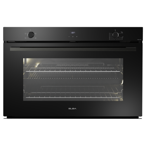 Elba Built-In Gas Oven 90 cm 106 Net Liters With Fan ELIO G90 BK