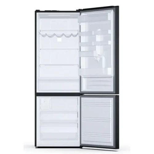 FRESH Harmony Refrigerator No Frost Bottom Freezer 530 Liters Digital Black Glass FNB-DR640YGQBM