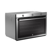 فرن هوفر بلت إن غاز 90 × 60 سم – 121 لتر استانلس ستيل × أسود HOU911G6-EGY