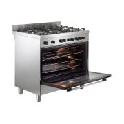 بوتاجاز هوفر 90 × 60 – 5 شعلة غاز استانلس HGG95LPGEEGY2