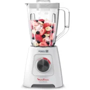 Moulinex Blender with Grinder and Grater – 800 Watt – 2 Liters – White – LM4231EG