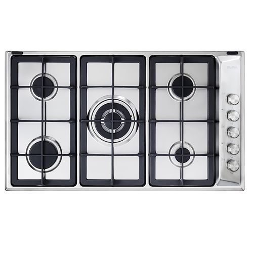 ELBA Built-In Gas Hob 90 cm 5 Burners Cast Iron EN95-545 XD