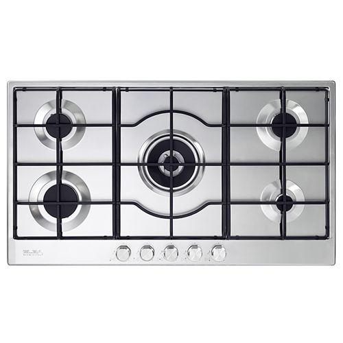 Elba Gas Hob 90 cm 5 Burners Safety Front Controls Stainless ELIO 95-545 L