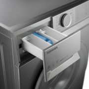 Toshiba – Washing Machine – Tw-Bl100A4Eg(Ss) -UFB,Great Waves,Steam,Smart Control (Wifi) 9 Kg Silver, Automatic