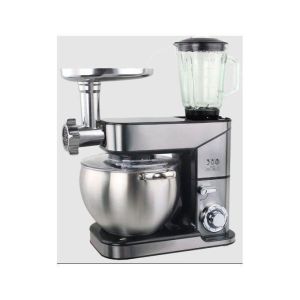 Black & White Stand Mixer 10 Liters - 2000 Watts - 6 Speeds - SC-623C - Silver