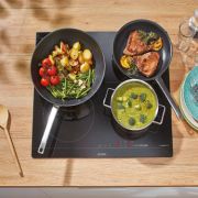 Gorenje Built-in Electric Ceramic Hob 60 cm 4 Burners Black ECT641BSC