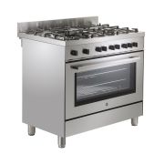 بوتاجاز هوفر 90 × 60 – 6 شعلة غاز استانلس HGG96LPGEEGY2
