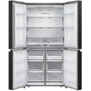 Gorenje Refrigerator 609 L No Frost Inverter 4 Doors Triple Zone Black NRM9181SB
