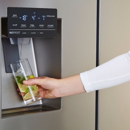 Gorenje Refrigerator 565 L No Frost Inverter 4 Doors Triple Zone Black NRM9181SBI