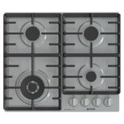 Gorenje Built-In Gas Hob 60 cm 4 Burners Cast Iron Stainless GW642X