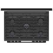 Gorenje Freestanding Gas Cooker 60*90 Cm 5 Burners Cast Iron With Fan Black GGI9C21B