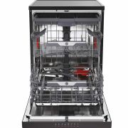 HOOVER Dishwasher 15 Person 60 cm Inverter Digital 8 Programs Black HF5C7F1PB-EG