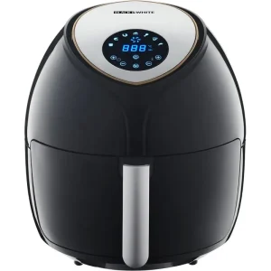 Black & White Air Fryer 2000 Watts 12 Liters Digital Touch Screen Black AF-120 RD