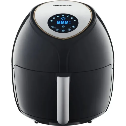 Black & White Air Fryer 2000 Watts 12 Liters Digital Touch Screen Black AF-120 RD