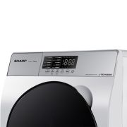 غسالة ملابس شارب K-PRO فول أوتوماتيك 7.5 كجم انفرتر رمادي فاتح ES-FE752KLE-W