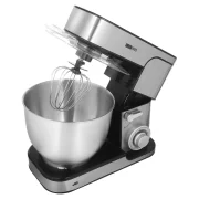 Black&White SC-312 Stand Mixer, 1300 Watt, 6.5 Liter, 6 Speeds – Black Silver