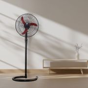 Fresh Shabah Stand Fan , 18 Inch , Red Black