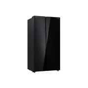 Toshiba Side by Side Refrigerator No Frost 699 L Inverter Black Glass GR-RS905WIA-PGN(22)