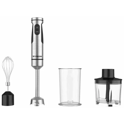 Fresh  Hand Blender With Chopper, 600ml, 1500 Watt, Stainless Steel  HB 1500 C